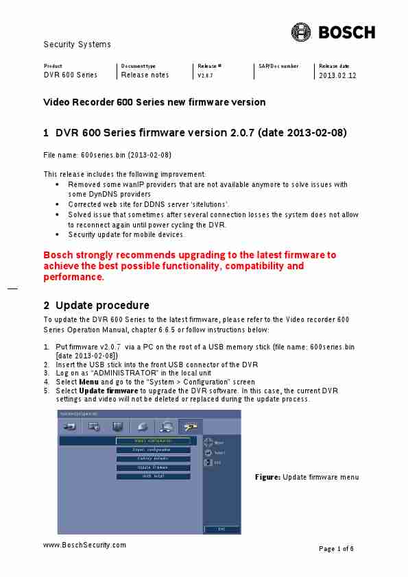 Bosch Appliances DVR DVR600-page_pdf